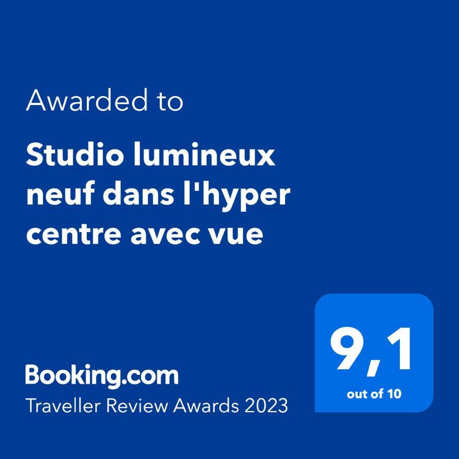 Studio Lumineux Neuf Dans L'Hyper Centre Avec Vue Chamonix Kültér fotó